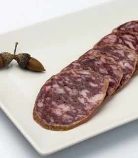 Salchichón cular ibérico de bellota corte
