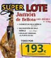 Super Lote de Jamón de Bellota 100% Ibérico