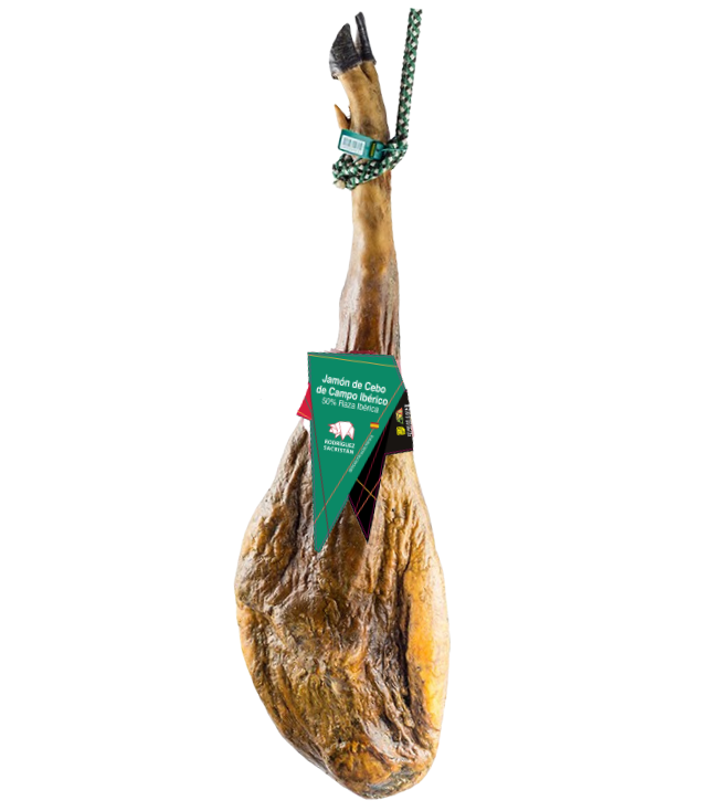 Jamón de cebo campo ibérico 50% raza ibérica