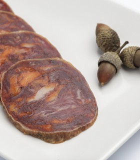 Chorizo cular ibérico de bellota corte