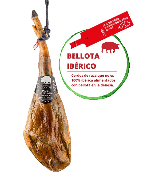 Jamón Bellota Ibérico 50% Raza Ibérica