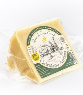 Cuña de queso de oveja curado "Celestino Arribas"