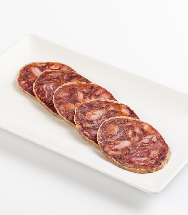 Chorizo cular ibérico corte